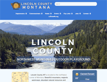 Tablet Screenshot of lincolncountymt.us